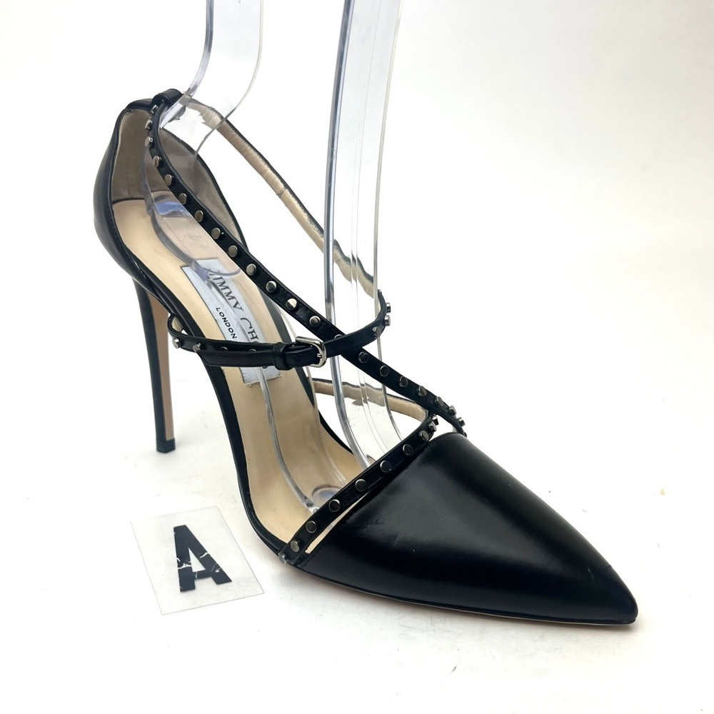 Jimmy Choo Tiff 100 Stud-embellished Pump sz 10